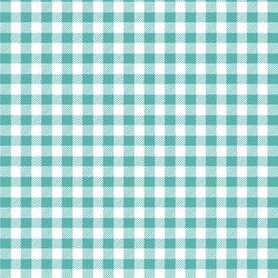 Small Buffalo Plaid in Seafoam
