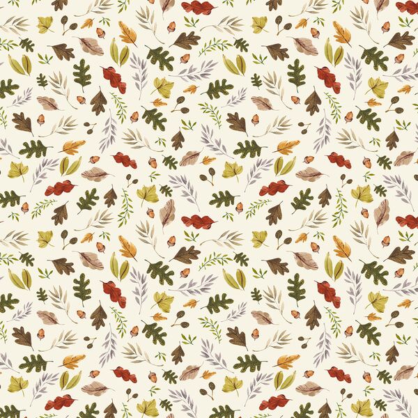Little Leaves in Ivory