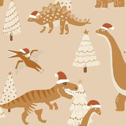 Large Christmas Dinosaurs in Custard