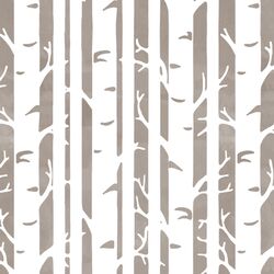 Birches in Taupe