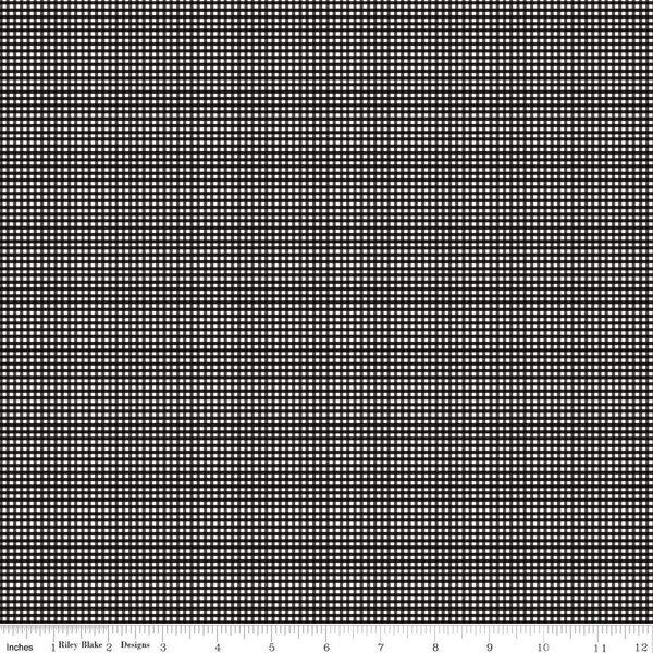 Micro Gingham in Black