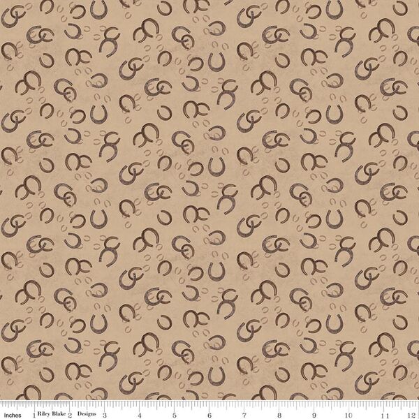 Horseshoes in Tea Dye