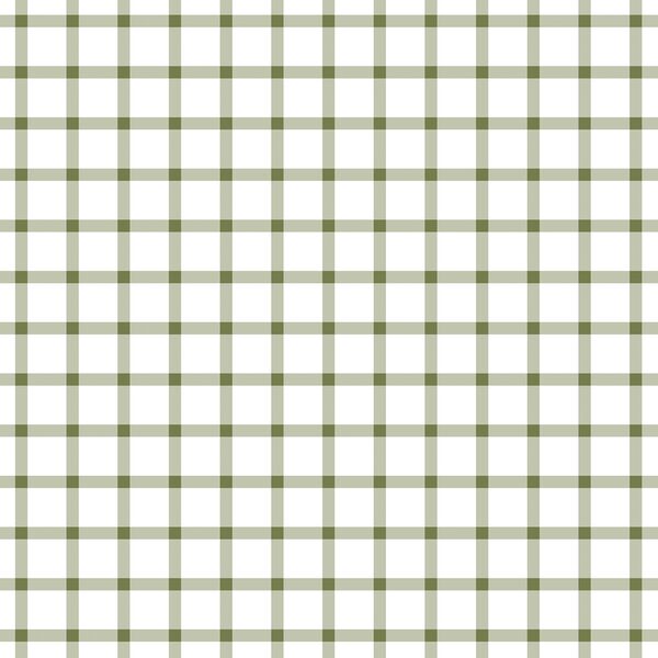 Summer Gingham Check in Leaf