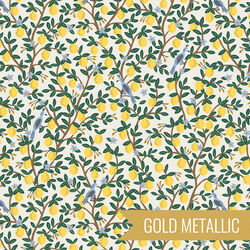 Lemon in Cream Metallic