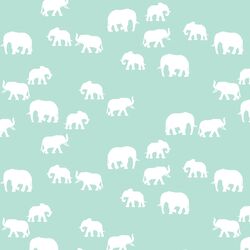 Elephant Silhouette in Aloe