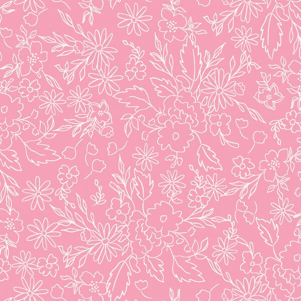 Floral Sketch in Summer Bloom