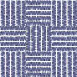 Basketweave in Indigo