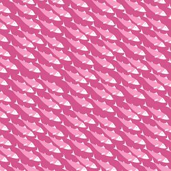 Swim School in Dark Hibiscus