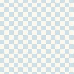 Spring Checkerboard in Bluebell