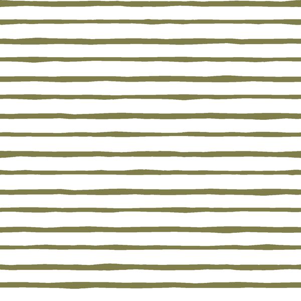 Artisan Stripe in Jungle on White