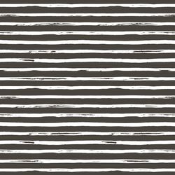 Watercolor Stripes in White on Ash Brown