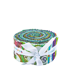 Expressions Batiks 2.5" Strip Roll in Bold In Bloom