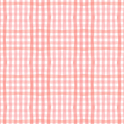Picnic Gingham in Strawberry