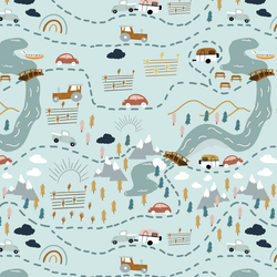 Map in Sky