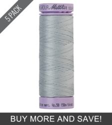 Frost (9105-5236) - Silk Finish Cotton 50wt - 164 Yards (5 Pack)