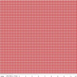 1/8" Gingham in Red