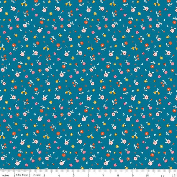 Flower Bed in Blue