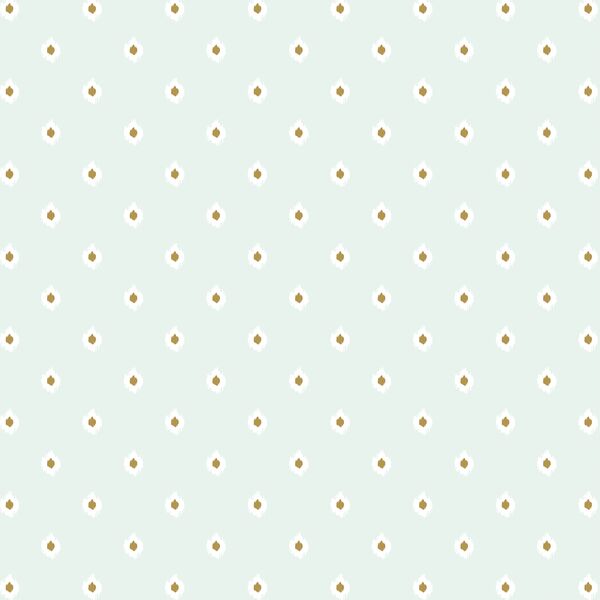 Tiny Ikat in Pale Aloe