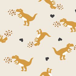 Dinosaurs in Golden Yellow