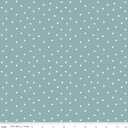 Dots in Dusty Blue