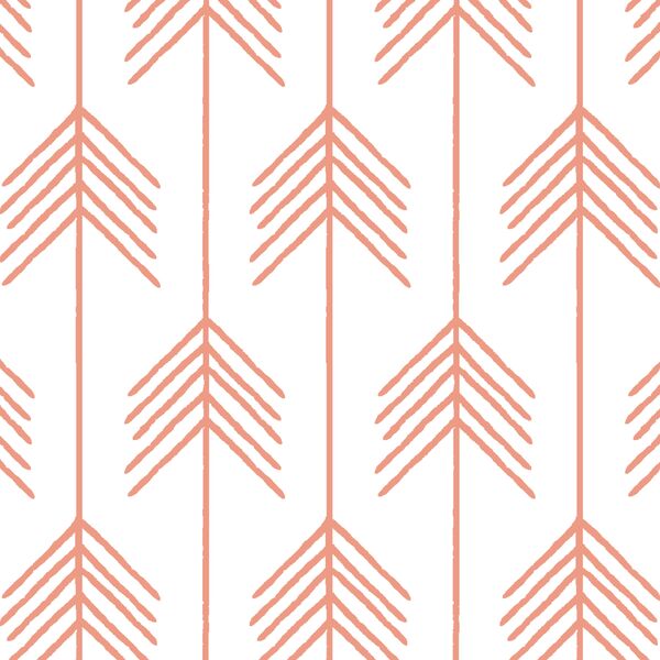 Vanes in Grapefruit on White