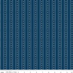 Stripes in Oxford Blue