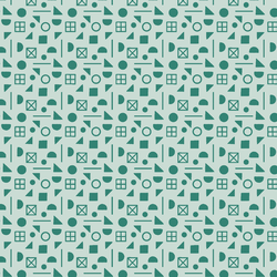 School Yard Shapes in Green