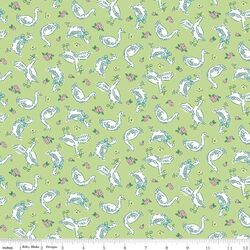 Geese in Green
