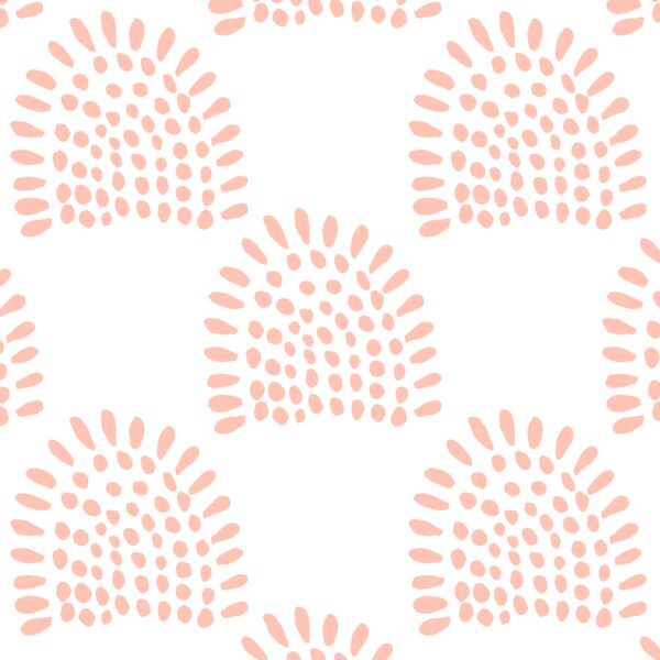 Sunrise in Pink Sand on White