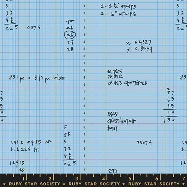 Ledger in Water Blue