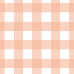 Large Gingham in Coral Blush