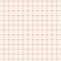 Modern Check in Vintage Bloom