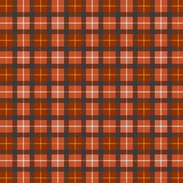 Plaid in Ember Red