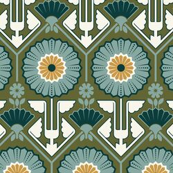 Sunflower in Forest Green