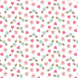 Floral Hearts in Love Ya