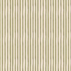 Pinstripe in Olive on Alabaster