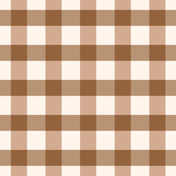 Holiday Gingham in Gingerbread