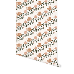 Rising Blooms in Ivory