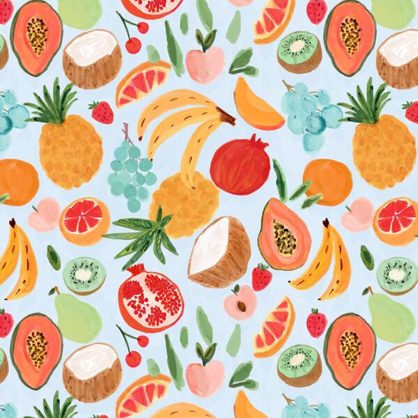 Fruit Cocktail in Sea