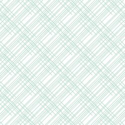 Thatched in Mint on White