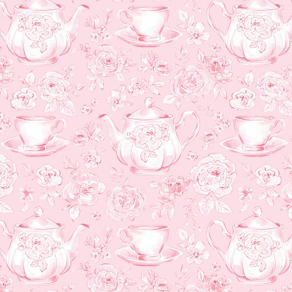 Garden Tea Party in Rose Pink