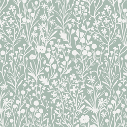 Floral Silhouette in Vine