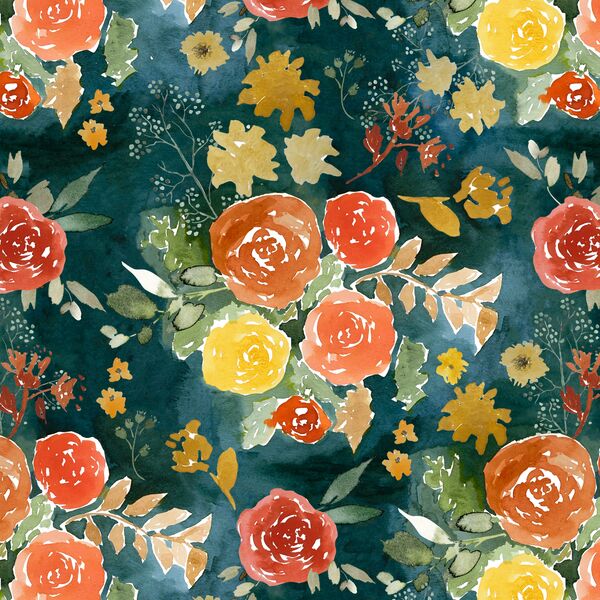 Autumn Florals in Daybreak
