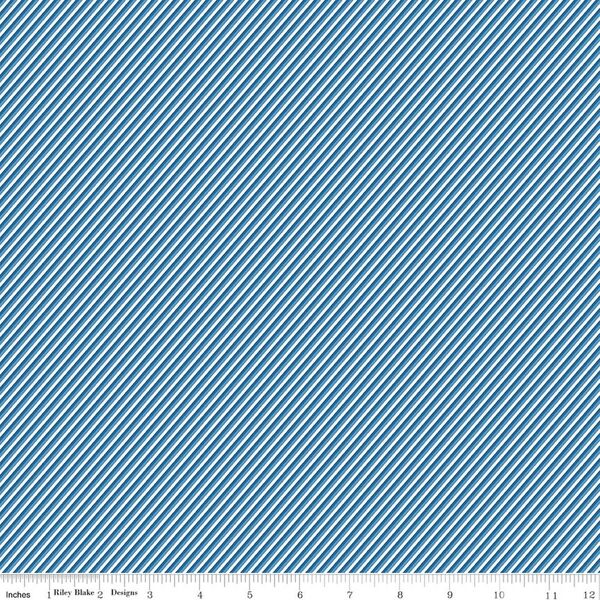 Stripes in Blue