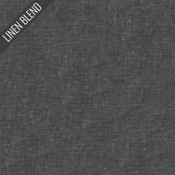 Yarn Dyed Linen Blend in Onyx