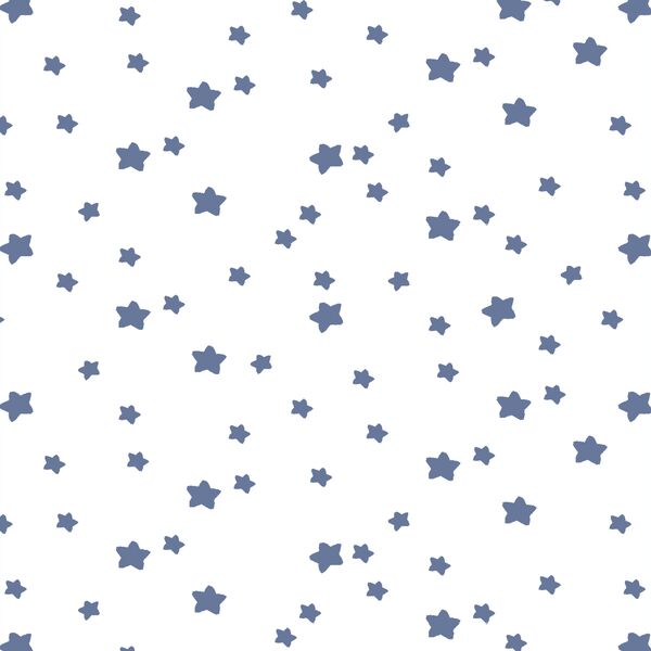 Star Light in Azurite on White