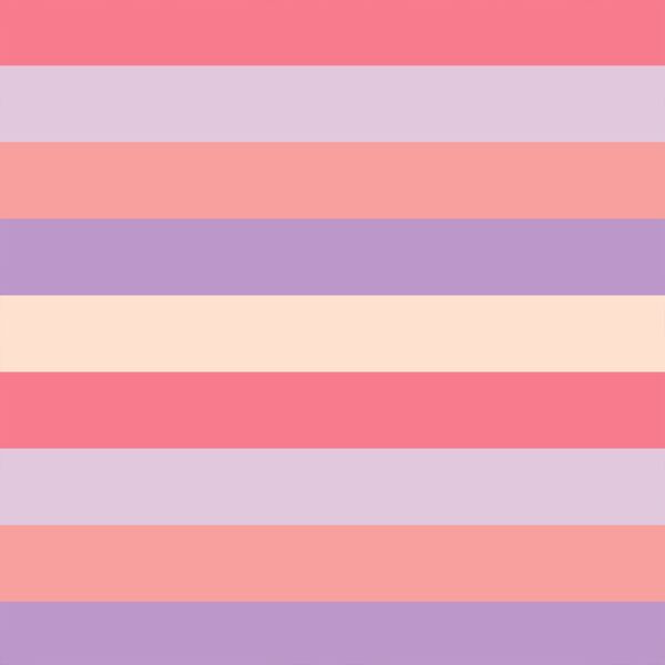 Large Valentine Stripe in Lavender