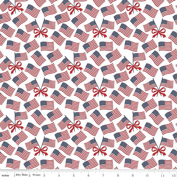 Flags in White