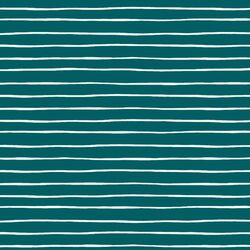 Stripes in Teal