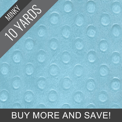 Minky Dimple Dot in Breeze - 10 Yard Quick Cut